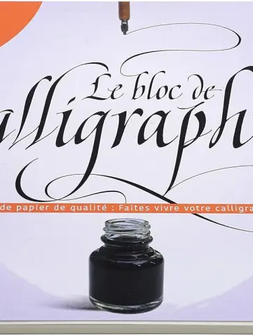 Brause Kalligrafieblock A5, 30 Blatt altweiß 125g - Creme