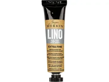 J.Herbin Extrafeine Linolfarbe, Tube 35ml - Silber
