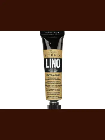 J.Herbin Extrafeine Linolfarbe, Tube 35ml - Schwarz