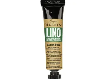 J.Herbin Extrafeine Linolfarbe, Tube 35ml - Waldgrün
