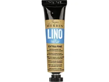 J.Herbin Extrafeine Linolfarbe, Tube 35ml - Cyan