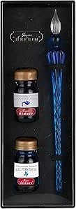 J.Herbin Tinten-und Glasfederset Ultramarin