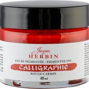 J.Herbin Pigmentierte Kalligrafietine 40ml - Karminrot