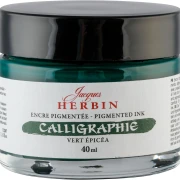 J.Herbin Pigmentierte Kalligrafietine 40ml - Tannengrün