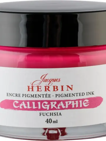 J.Herbin Pigmentierte Kalligrafietine 40ml - Fuchsienrosa
