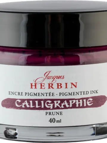 J.Herbin Pigmentierte Kalligrafietine 40ml - Pflaume