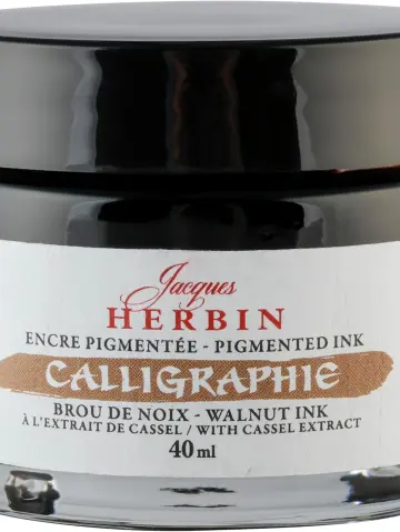 J.Herbin Pigmentierte Kalligrafietine 40ml - Walnussbraun