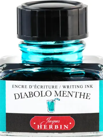 J.Herbin Schreibtinte, La Perle des Encres, Flakon 30ml - Pfefferminzgrün