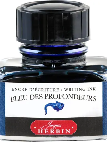 J.Herbin Schreibtinte, La Perle des Encres, Flakon 30ml - Dunkelblau