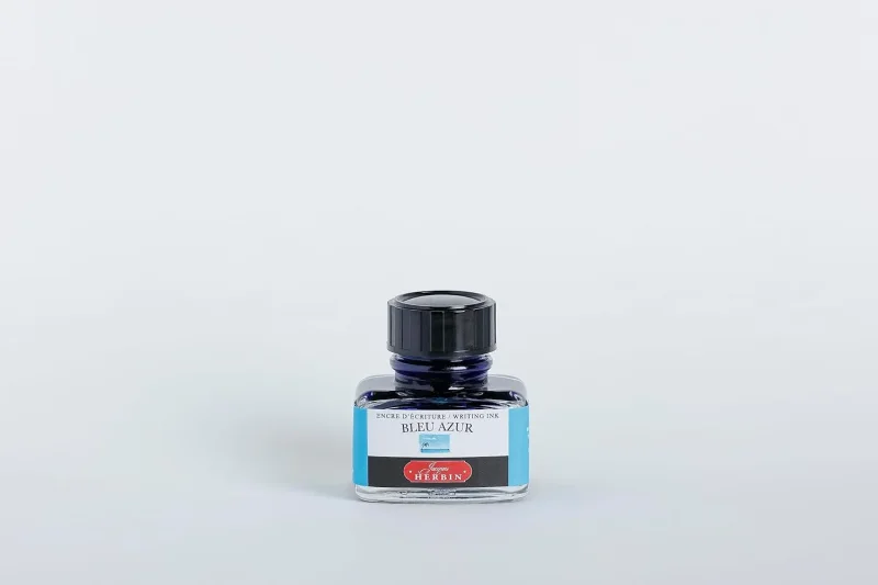 J.Herbin Schreibtinte, La Perle des Encres, Flakon 30ml - Azurblau