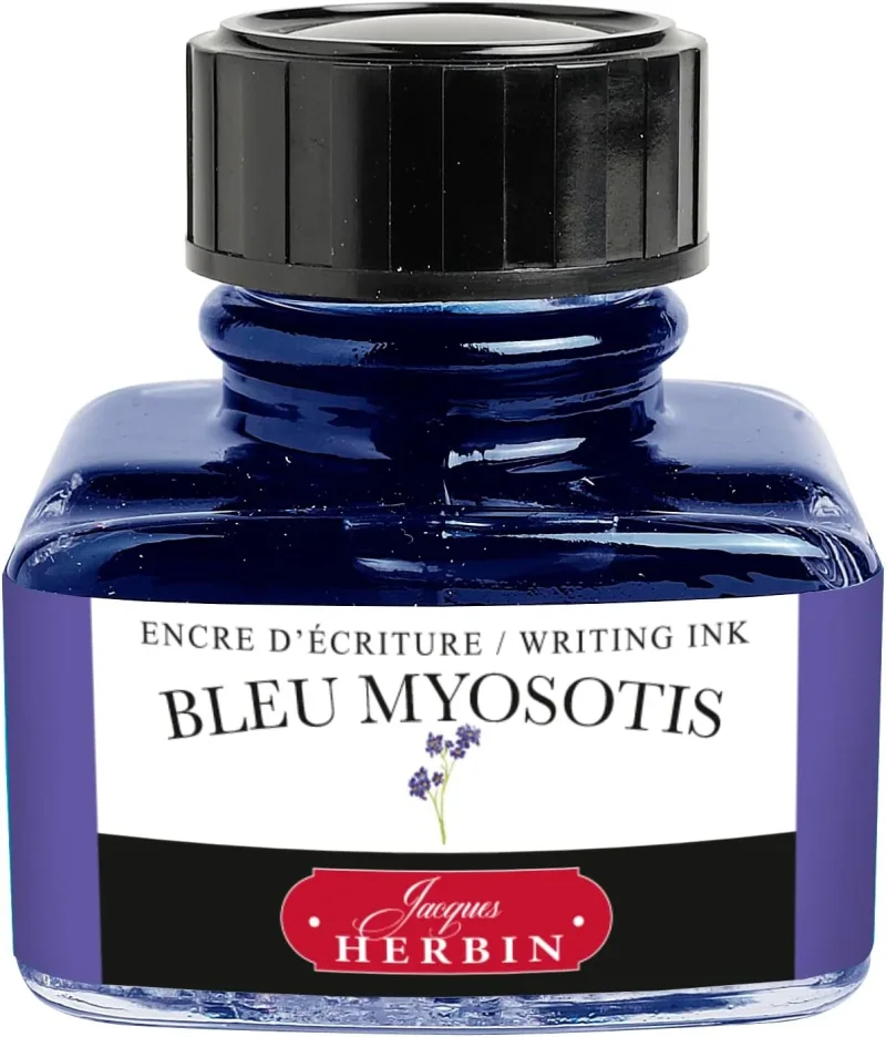 J.Herbin Schreibtinte, La Perle des Encres, Flakon 30ml - Vergissmeinnichtblau
