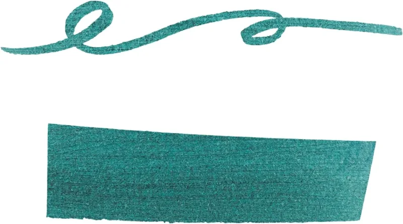J.Herbin Schreibtinten, Les couleurs de Paris, Flakon 30ml - Blaugrün