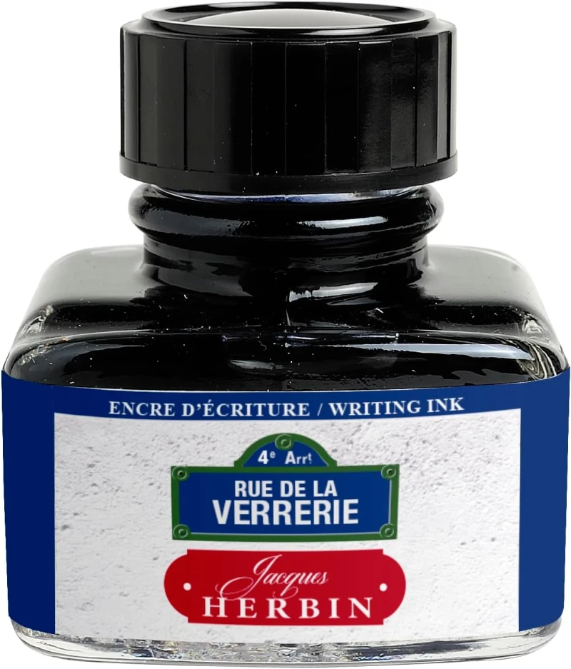 J.Herbin Schreibtinten, Les couleurs de Paris, Flakon 30ml - Dunkelblau