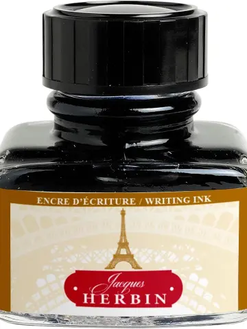 J.Herbin Schreibtinten, Les couleurs de Paris, Flakon 30ml - Bernstein