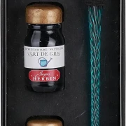 J.Herbin Tinten-und Glasfederset: Smaragd