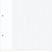 Kursus-Block CORNELL, A4, 100 Blatt kariert 90g, 4-fach gelocht